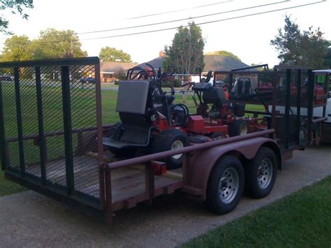 16' tandem landscape trailer w/side ramp & basket | LawnSite™ is the ...