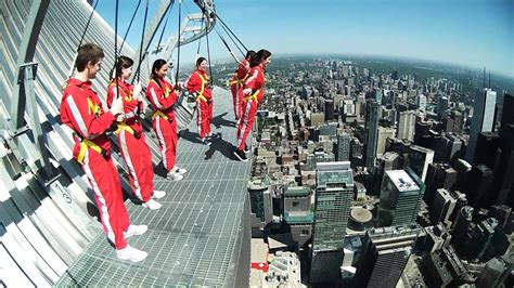 CN Tower Edge Walk May 20, 2012 Part 3 - YouTube