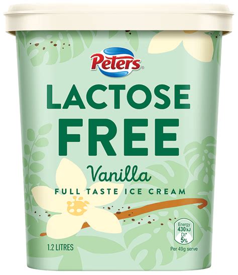 Lactose Free Vanilla Ice Cream - Peters Ice Cream