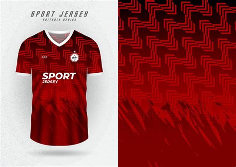 fondo de maqueta para patrón rojo de jersey deportivo 7537478 Vector en Vecteezy