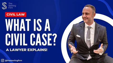 WHAT IS A CIVIL CASE? CIVIL CASE EXPLAINED BY A LAWYER | #civillaw - YouTube