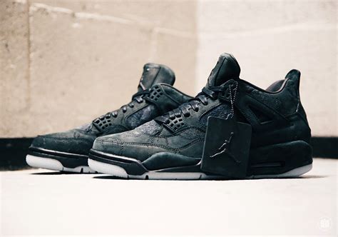 Jordan 4 KAWS Black Release Date Info | SneakerNews.com