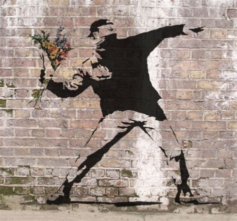 Banksy Flower Thrower | Banksy Art Gallery