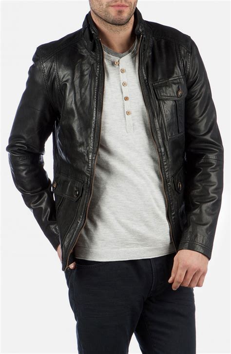 Ted Baker London Leather Jacket | Nordstrom