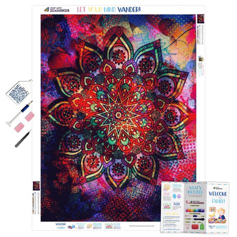 Mandalas & Patterns Diamond Painting Kits - Full Drill – Paint With ...