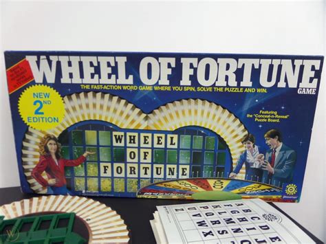 Vintage 1985 WHEEL OF FORTUNE 2nd Edition Board Game Complete | #1821341398