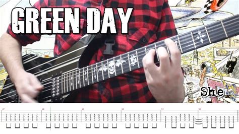 Green Day - She (Guitar Cover + TABS) - YouTube