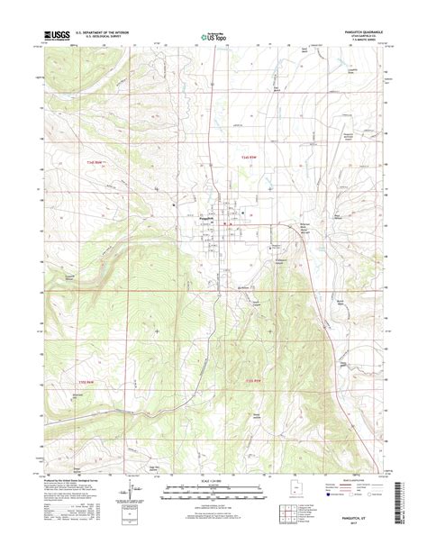 MyTopo Panguitch, Utah USGS Quad Topo Map