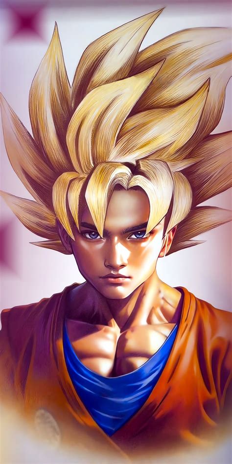 Super Saiyan Goku Fan Art Wallpaper - 1080x2160