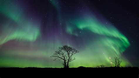 Aurora Borealis Wallpaper 4K, 5K, Northern Lights, Night