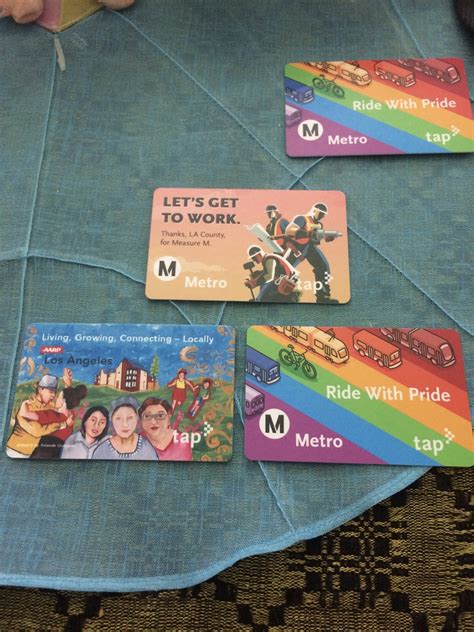 Tap Cards of Metro Los Angeles: 2017 Ride With Pride TAP Card