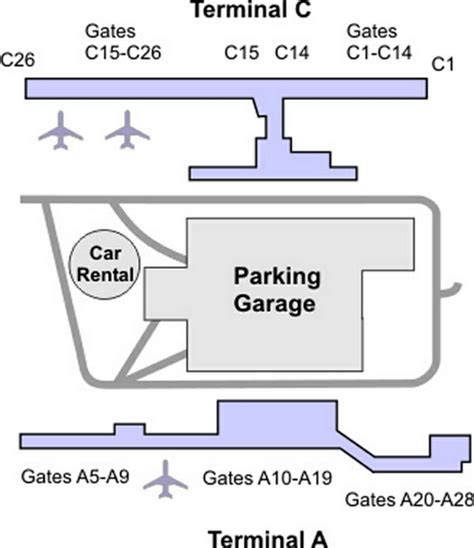 Airport Terminal Map - raleigh-airport-terminal-map.jpg