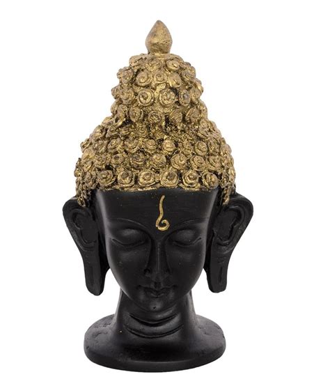 eCraftIndia Elegant Gold Hair Buddha Head: Buy eCraftIndia Elegant Gold Hair Buddha Head at Best ...