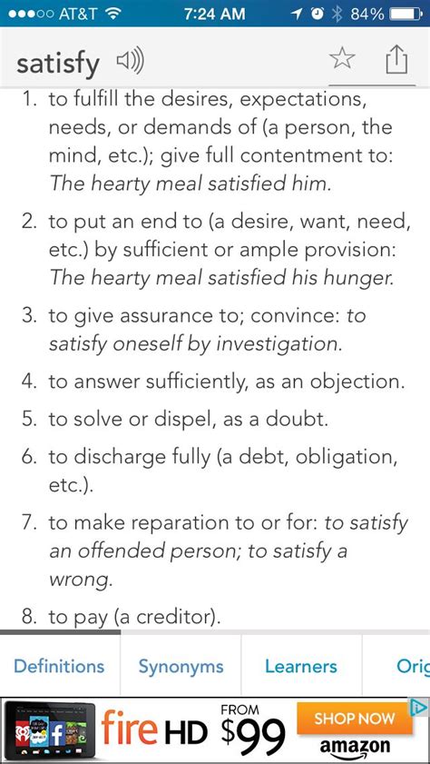 Satisfy definition | Satisfying, Hearty meals, Mindfulness