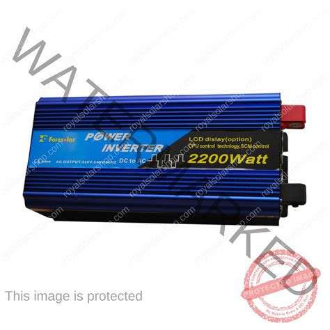 Foresolar 2200 watts-12v Modified sine wave inverter - Royal Solar Shop