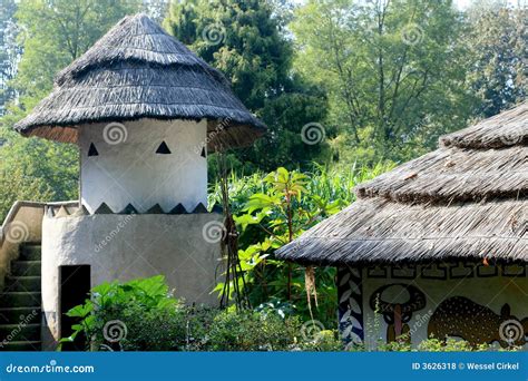 Traditional African Architecture Stock Photo - Image of image, cabin ...