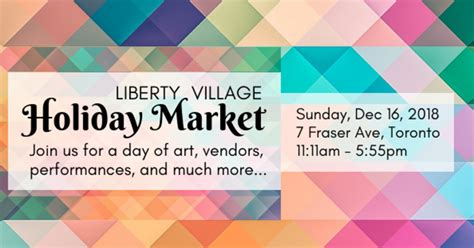 Liberty Village Holiday Market