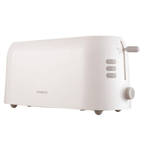 Kenwood TTP210 4-Slice Long Toaster, White | Toaster, Kitchen appliances, 4 slot toaster