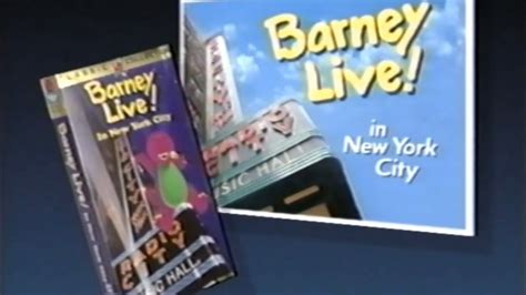 Barney Live! In New York City (30th Anniversary) - VHS Preview - YouTube