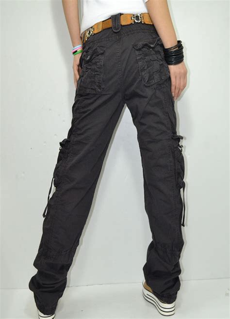 Ladies leisure multi-pocket cargo pants | Casual Pants www.t… | Flickr