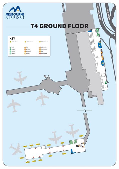 Melbourne Airport (MEL) Terminal Maps, Shops, Restaurants, Food Court 2021
