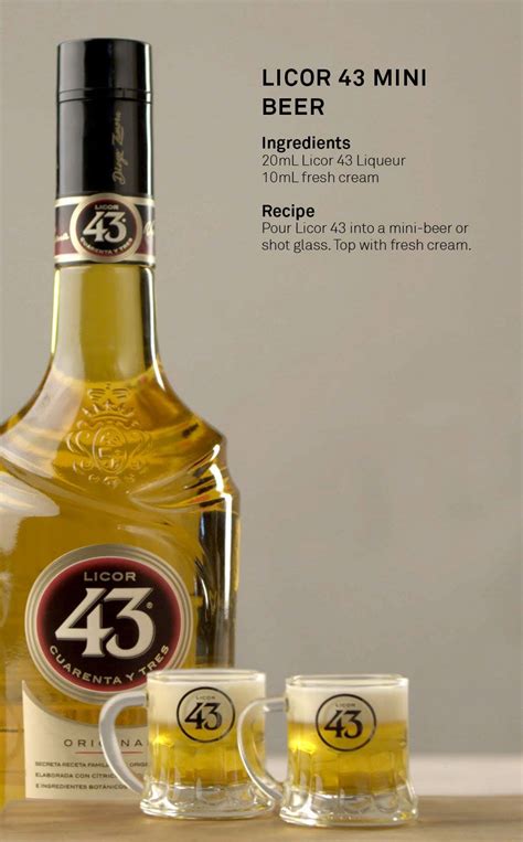 Licor 43 mini beer – Artofit