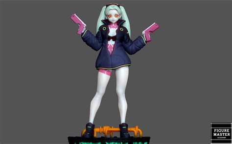 ArtStation - REBECCA CYBERPUNK EDGERUNNERS 2077 ANIME GIRL CHARACTER 3D ...