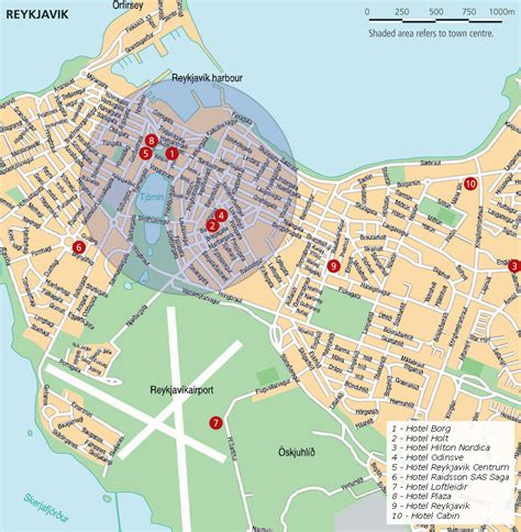 Reykjavik Iceland Tourist Map - Reykjavik • mappery