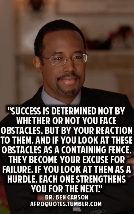 'Success is determined not by whether or not you face obstacles…' ~ Dr ...