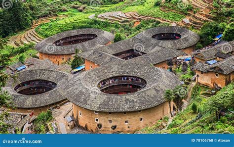 Hakka Tulou Traditional Chinese Housing In Fujian Province Of China ...