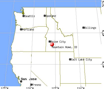 Mountain Home Idaho Map | Dakota Map