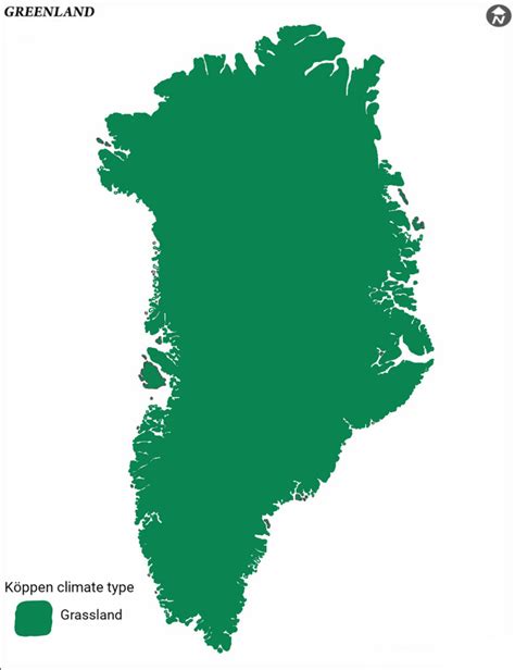 Climate map of Greenland if there was no Mercator projection : r ...