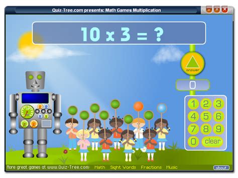 Math Games Multiplication - Practice multiplication (numbers 1 - 10 ...