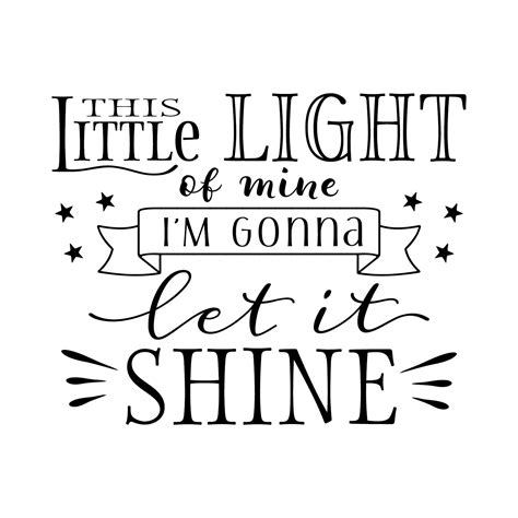 This little light of mine Vinyl Wall Decal I'm Gonna Let it Shine