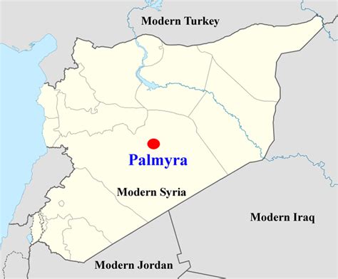 Picture Information: Map of Palmyra Kingdom