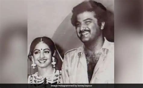 Boney Kapoor Shares His 'First Picture' With Sridevi | greatandhra.com