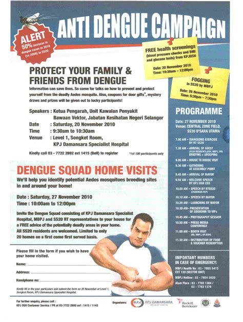 SS20 PETALING JAYA: SS20 Anti Dengue Campaign