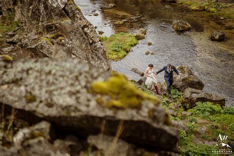 Iceland Waterfall Wedding Photography | Rebecca + James | Iceland ...