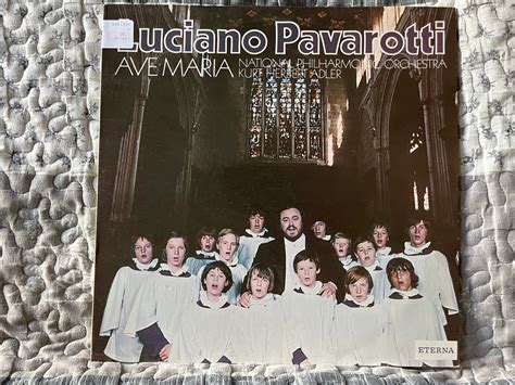 Luciano Pavarotti: Ave Maria - National Philharmonic Orchestra, Kurt Herbert Adler / ETERNA LP ...