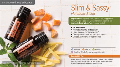 Slim and Sassy Metabolic Blend | dōTERRA Essential Oils