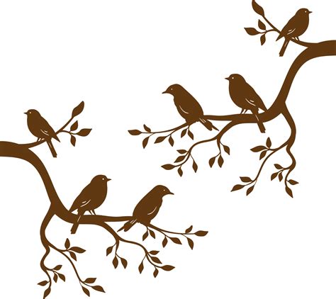 Crow Silhouette On Branch - Free vector silhouettes for commercial use in.svg and.png format ...