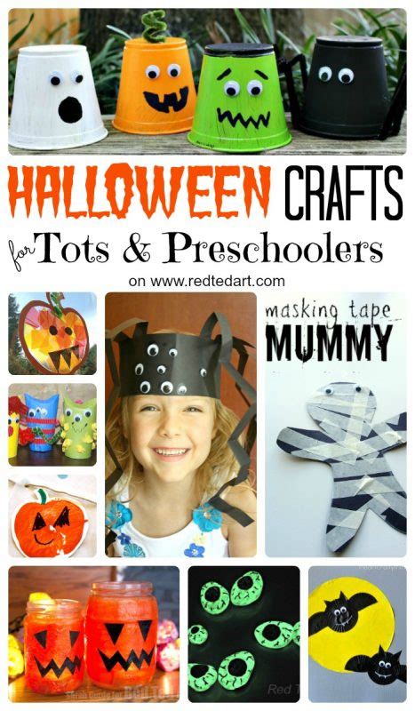 37 Cute & Easy Halloween Crafts for Toddlers and Preschool - Red Ted Art - Kids Crafts