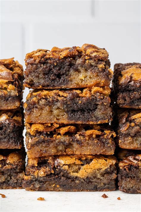 Brownie Blondies - Cookie Dough Diaries