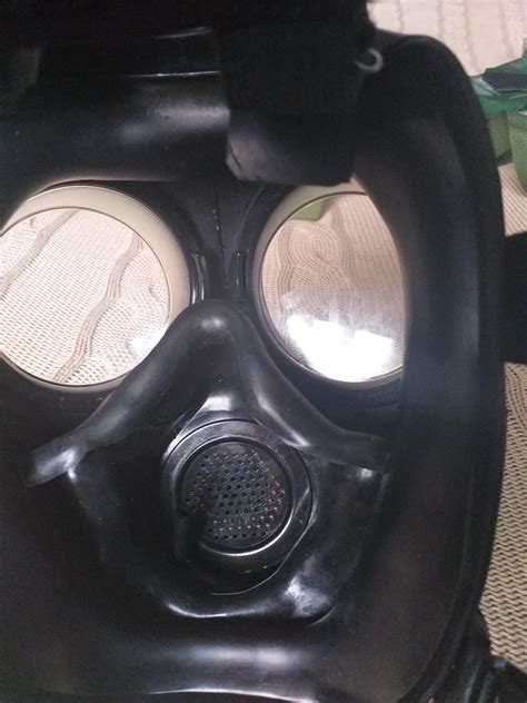 Chinese FMJ08 gas mask in size large, dated 2011. : r/gasmasks