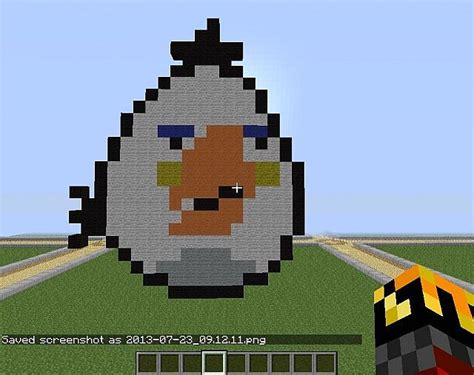 Angry Birds Pixel Art Series Minecraft Project