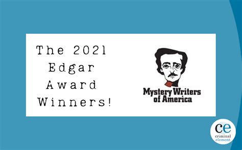 Celebrating the 2021 Edgar Award Winners! — Criminal Element