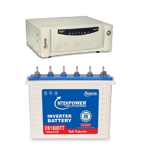 Microtek Inverter battery Combo 1000VA+150AH Tall Battery