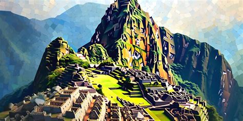 Premium AI Image | ancient Inca ruin of machu picchu