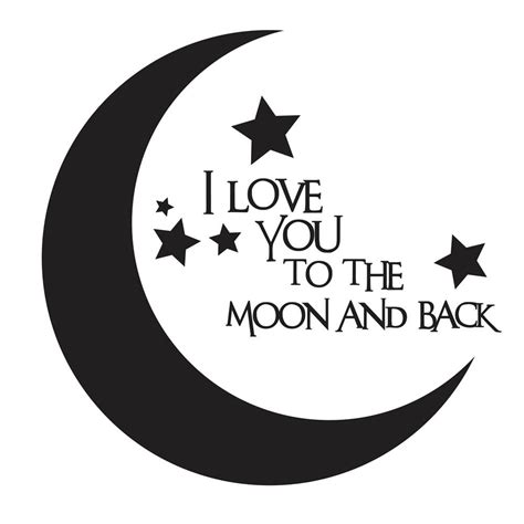 260 Cricut Love You To The Moon And Back Svg SVG PNG EPS DXF File