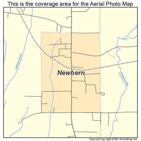 Aerial Photography Map of Newbern, AL Alabama